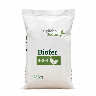 Biofer 9-3-4, KRAV, Kat. 2,        25 kg, 900kg/pall
