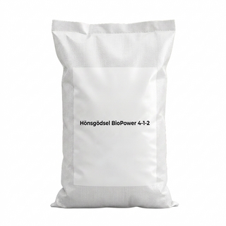 Hönsgödsel BioPower 4-1-2, Kat. 2, 25 kg, 750kg/pall