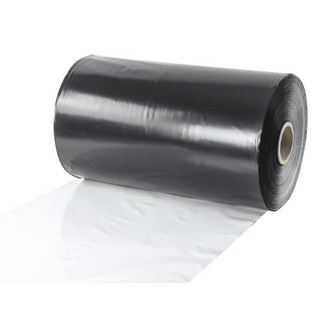 Plastfolie svart/vit 1,2 x 500 m,  50 my