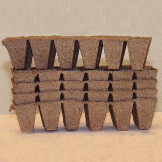 Jiffy-Strips 4 cm fyrkant,         6000 st/fpn