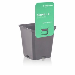 TEKU MQC 11x11x12 Baseline grey    med etikettslits, 378 st/fpn