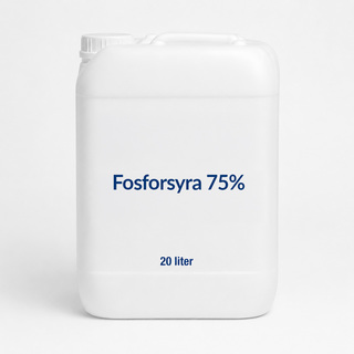 Fosforsyra 75%                     20 l, 480 l/pall
